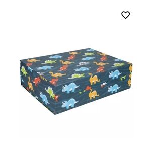 DARLING DINOSAUR MAGNETIC CLOSURE 13 INCH STORAGE BOX BNWT SO